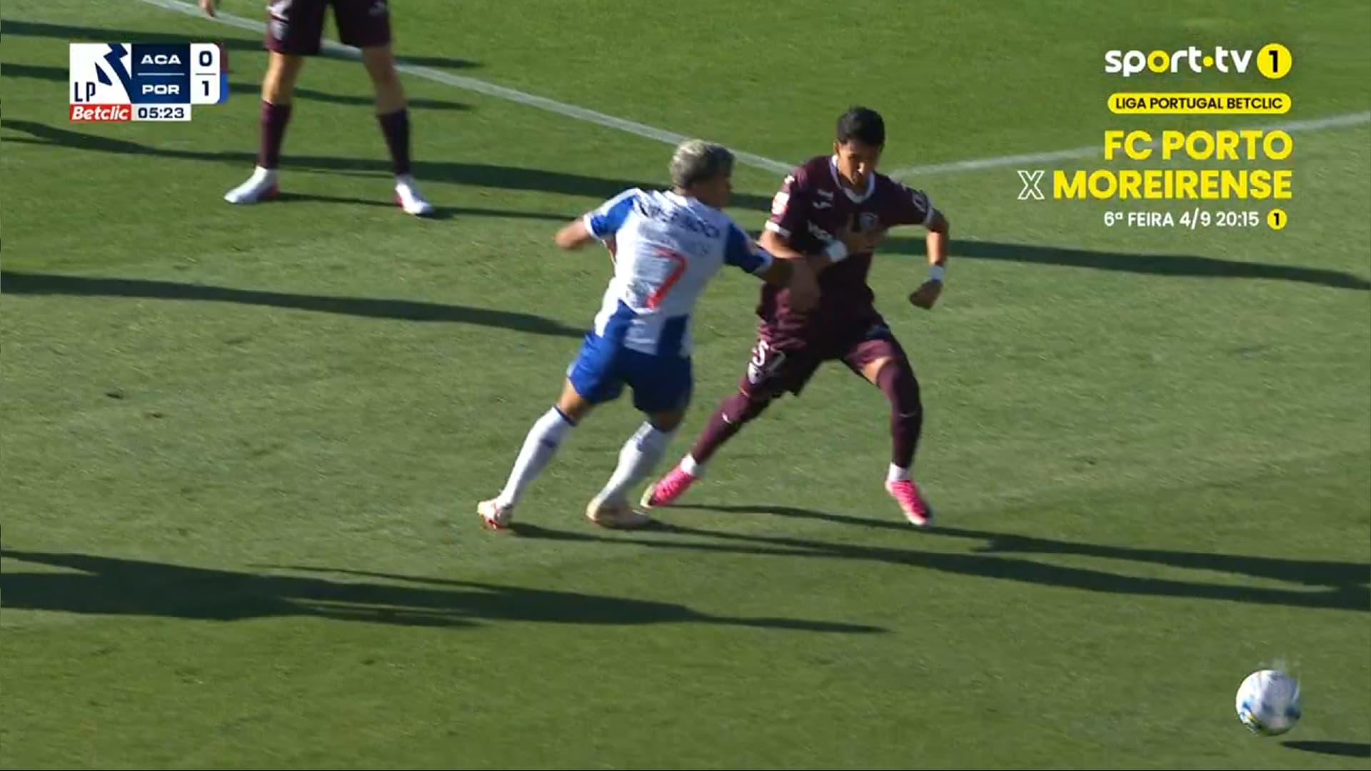 Frame 1 da sequência do lance