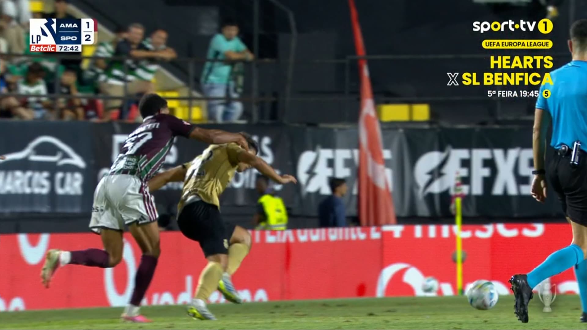 Frame 1 da sequência do lance