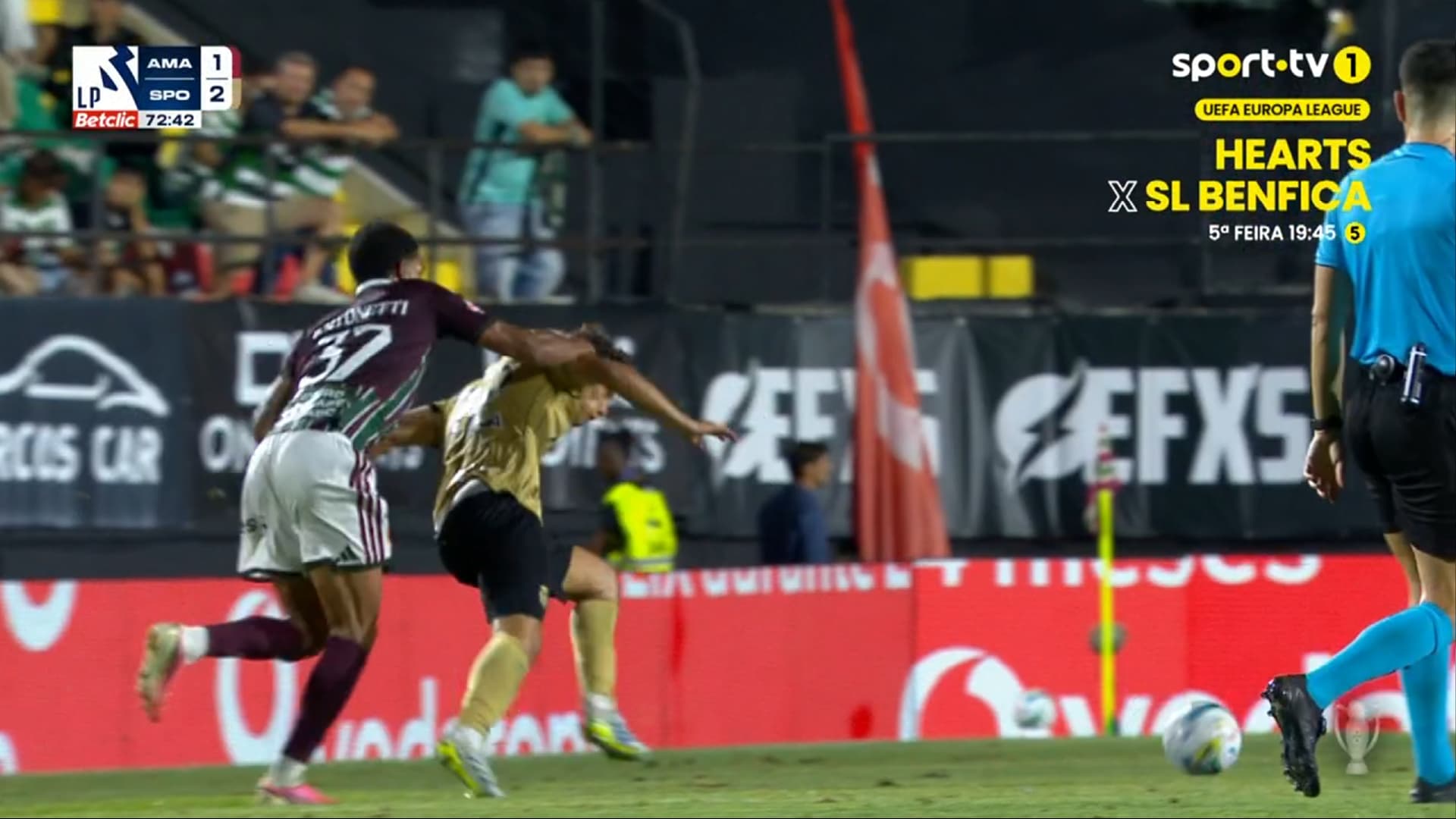 Frame 1 da sequência do lance