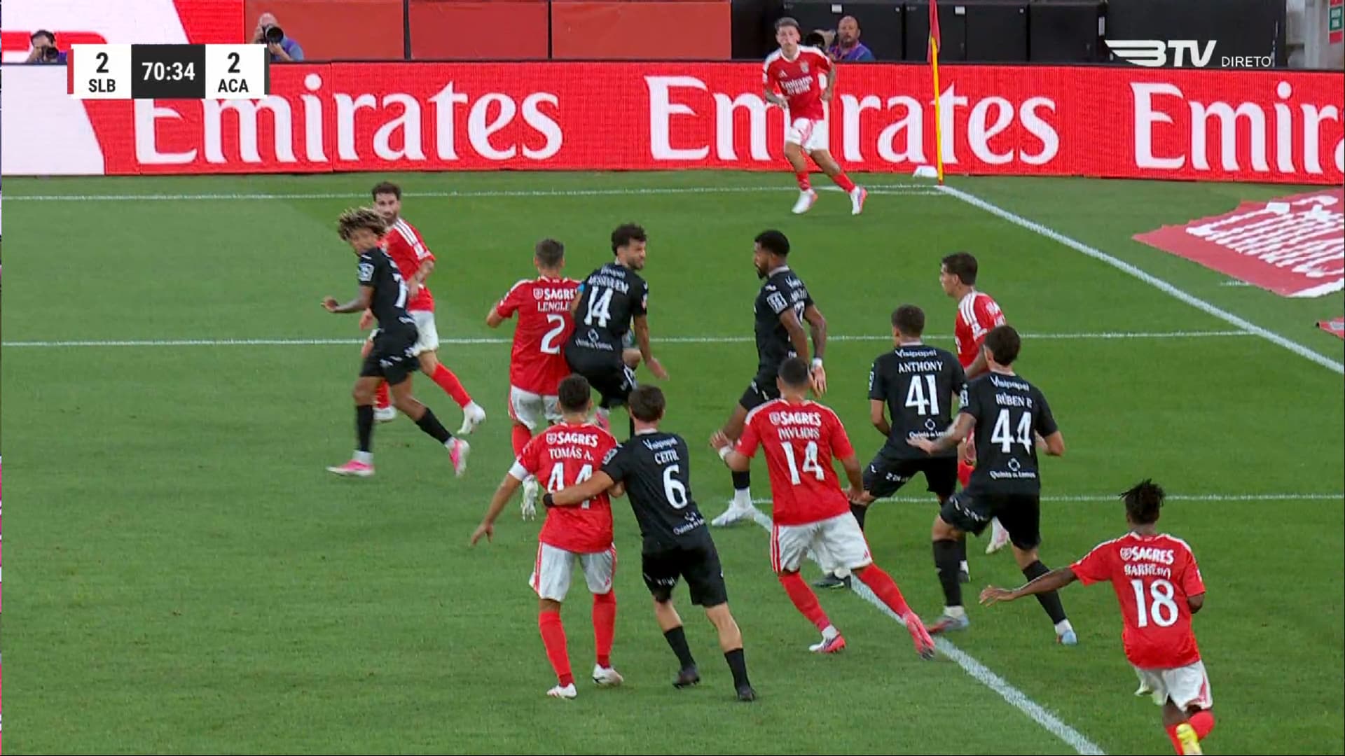 Frame 3 da sequência do lance